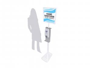 RE3D-907 Hand Sanitizer Stand w/ Graphic